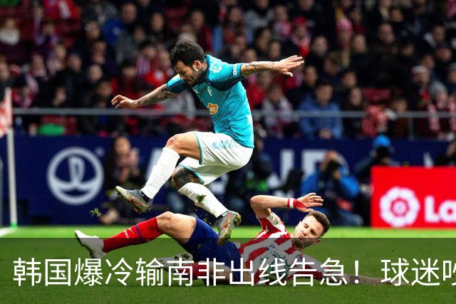 韩国爆冷输南非出线告急！球迷吵翻后竟把锅甩给中国男足，理由太离谱